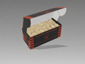 Box 36 Dutch Beef Croquets, 100 grams, 30% meat | Brand: "Black Box Snacks" Price per kg $ 31.13