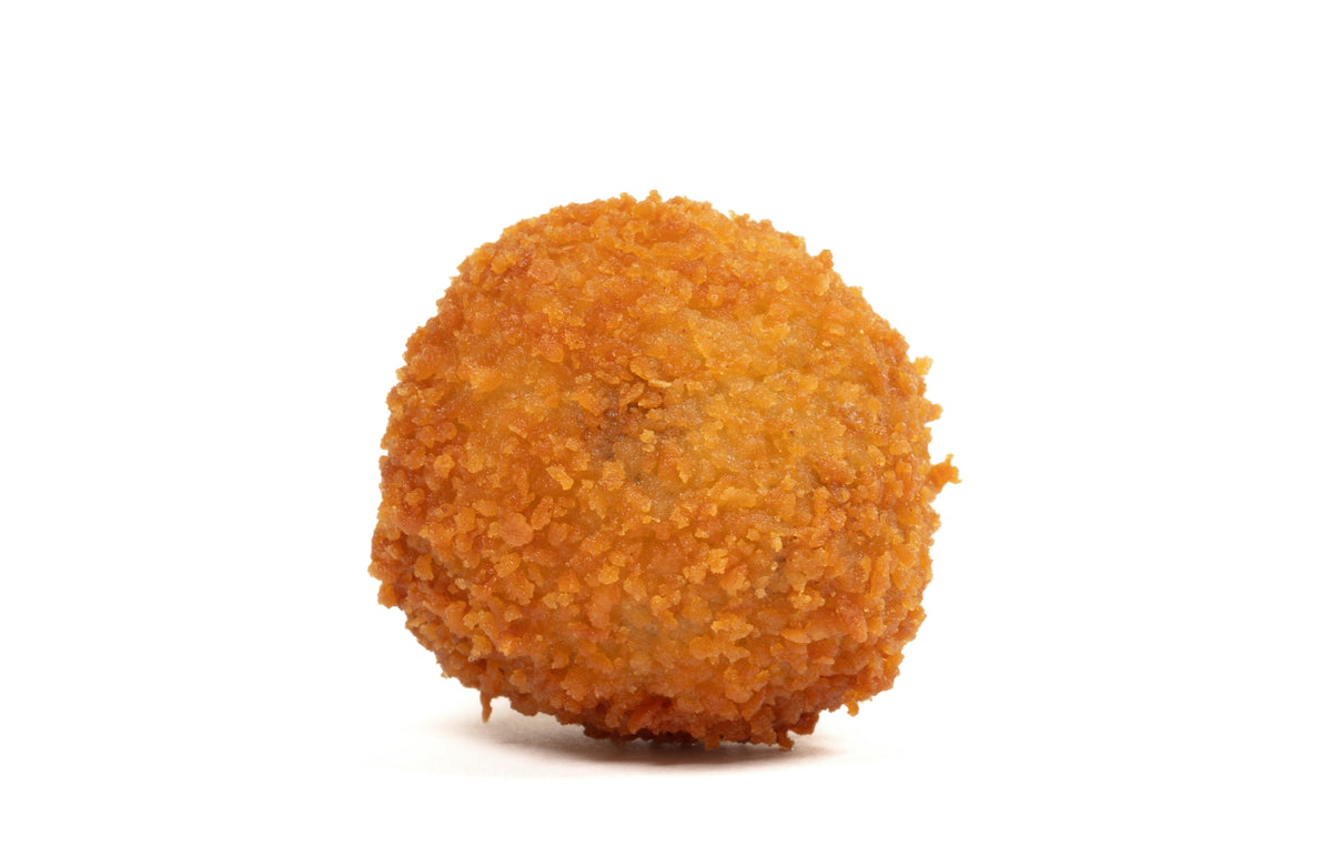 Box 108 Dutch Bitterballen, 32 grams, 30% | Brand: "Black Box Snacks" Price per kg $ 38.09